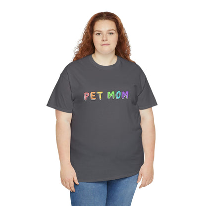 Pet Mom | Text Tees - Detezi Designs-25481159879202416636