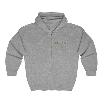 Pet Mom | Zip-up Sweatshirt - Detezi Designs-99949176156668245904