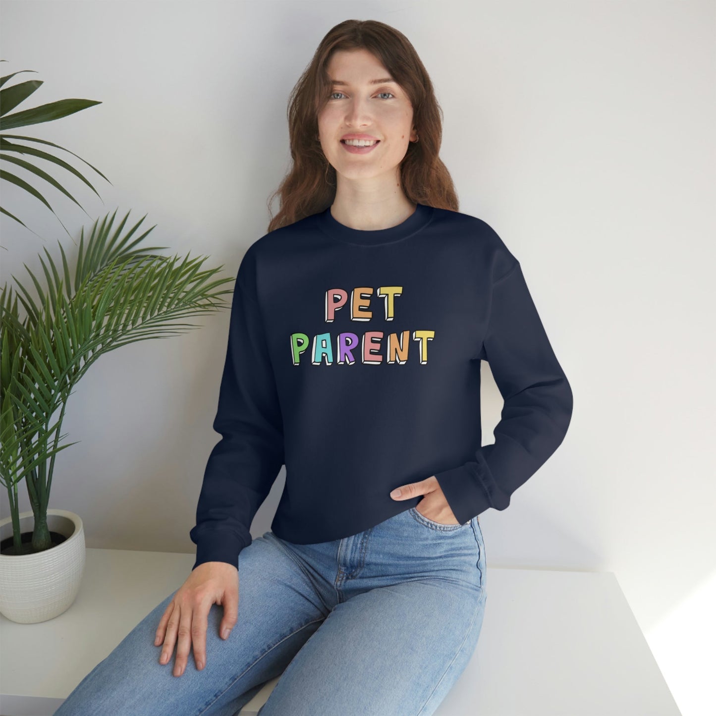 Pet Parent | Crewneck Sweatshirt - Detezi Designs-23407305844181147458