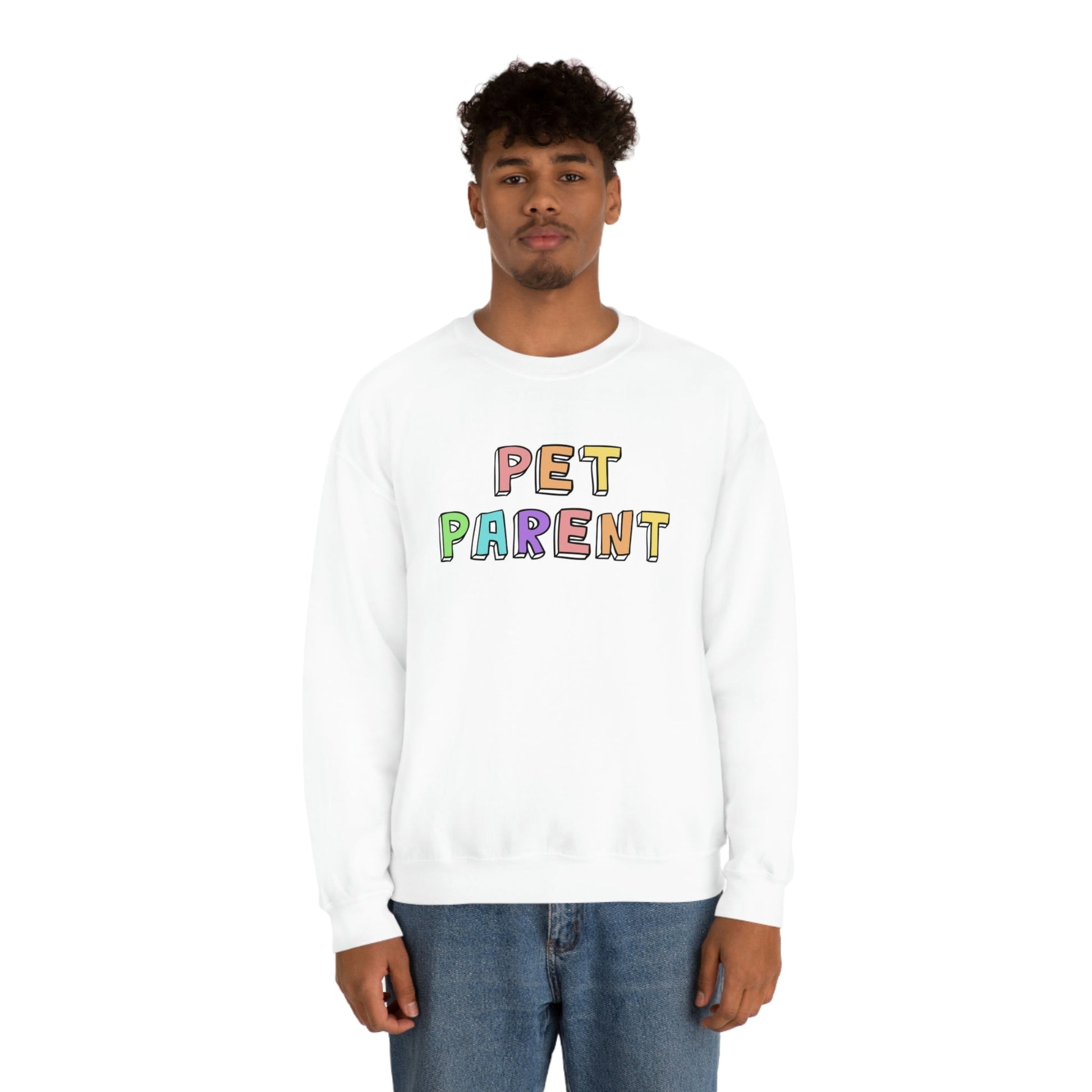 Pet Parent | Crewneck Sweatshirt - Detezi Designs-33166292777700828101