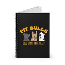 Load image into Gallery viewer, Pit Bulls Will Steal Your Heart | Notebook - Detezi Designs-17578499182089665700
