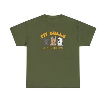 Pit Bulls Will Steal Your Heart | T-shirt - Detezi Designs-30420752294866418057