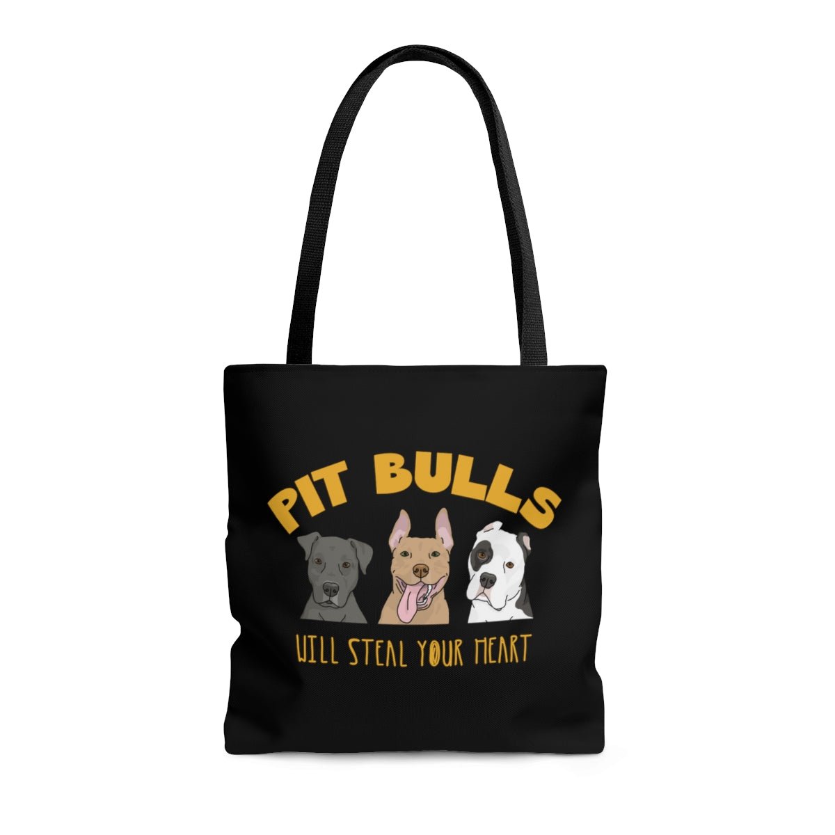 Pit Bulls Will Steal Your Heart | Tote Bag - Detezi Designs-15990287669378376881