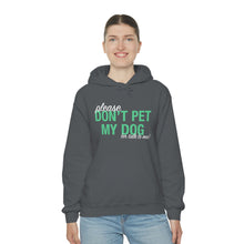 Load image into Gallery viewer, Please Don&#39;t Pet My Dog (Or Talk To Me) | Hooded Sweatshirt - Detezi Designs-22571893623912023623

