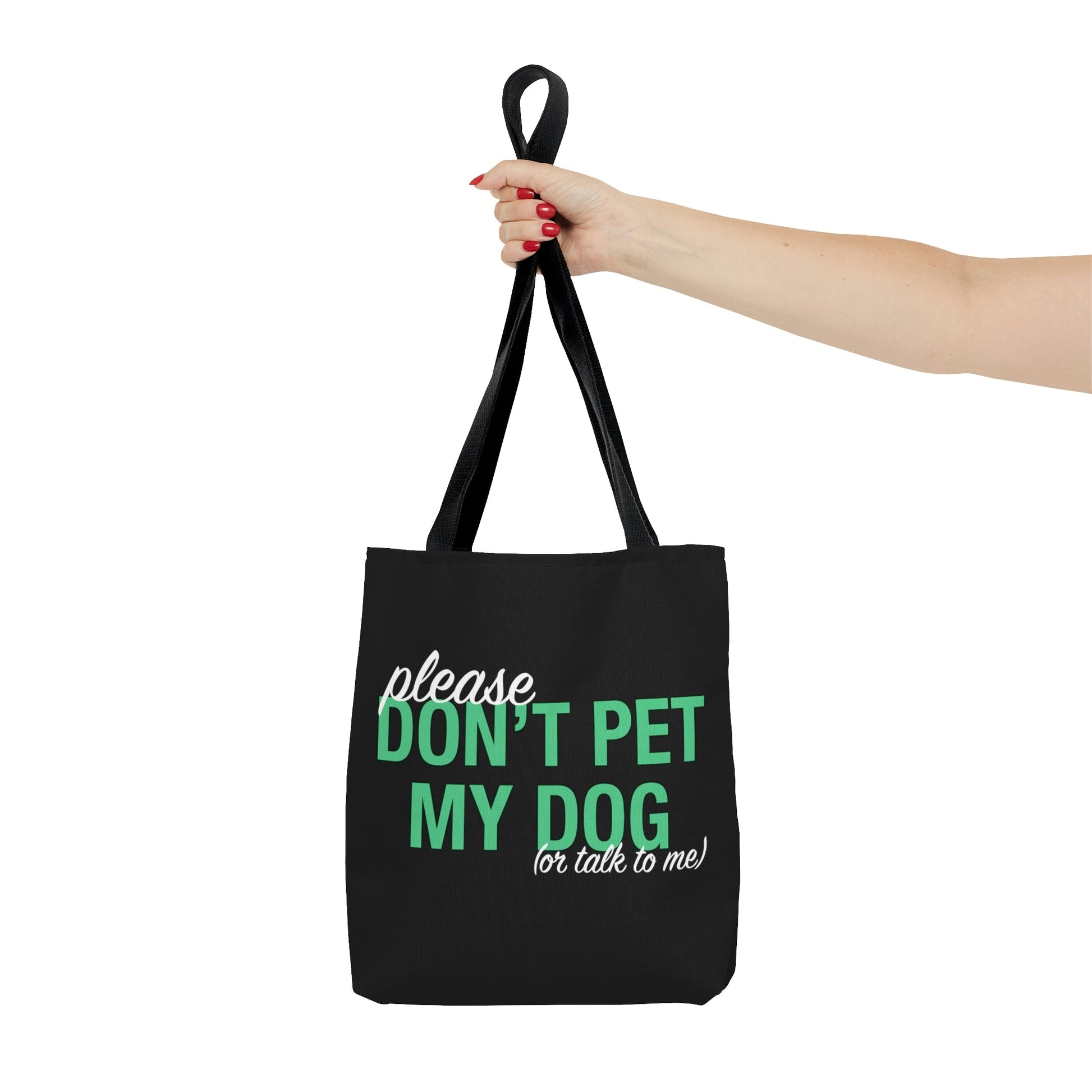 Please Don't Pet My Dog (Or Talk To Me) | Tote Bag - Detezi Designs-20675747417351420881