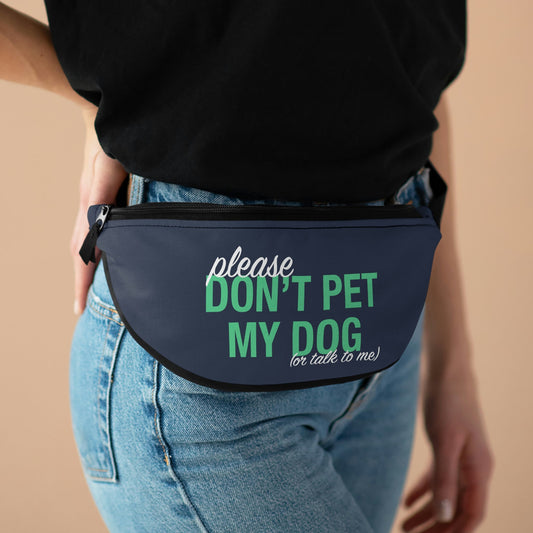 Please Don't Pet My Dog (Or Talk To Me) | Treat Pouch - Detezi Designs-11669688796807011072