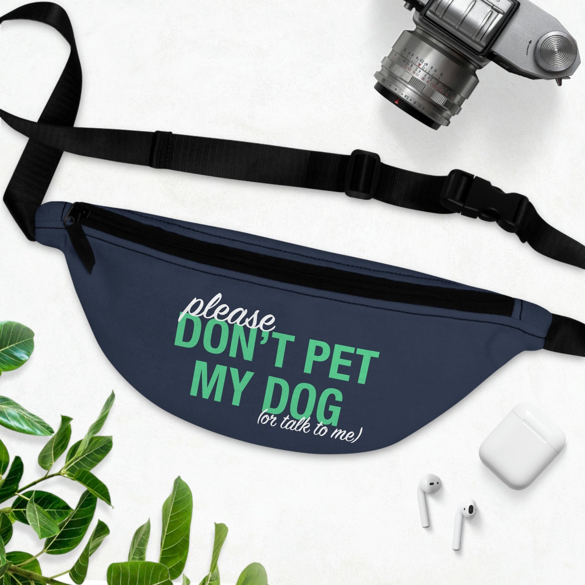Please Don't Pet My Dog (Or Talk To Me) | Treat Pouch - Detezi Designs-11669688796807011072