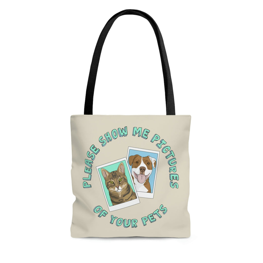 Please Show Me Pictures Of Your Pets | Tote Bag - Detezi Designs-19531625754925814544
