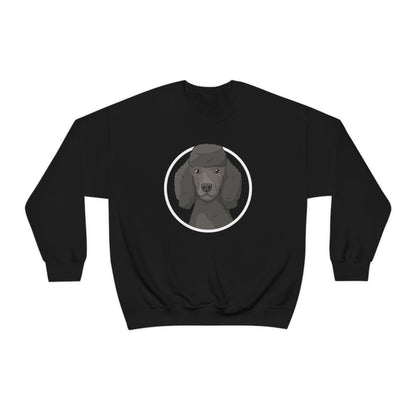 Poodle Circle | Crewneck Sweatshirt - Detezi Designs-14053158488701065860