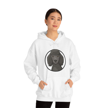 Poodle Circle | Hooded Sweatshirt - Detezi Designs-22362602505785143247