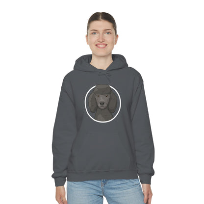 Poodle Circle | Hooded Sweatshirt - Detezi Designs-22362602505785143247