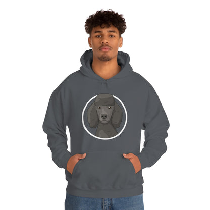 Poodle Circle | Hooded Sweatshirt - Detezi Designs-22362602505785143247