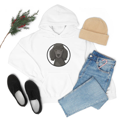 Poodle Circle | Hooded Sweatshirt - Detezi Designs-22362602505785143247