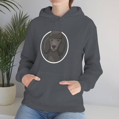 Poodle Circle | Hooded Sweatshirt - Detezi Designs-22362602505785143247