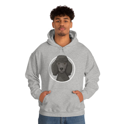 Poodle Circle | Hooded Sweatshirt - Detezi Designs-22362602505785143247