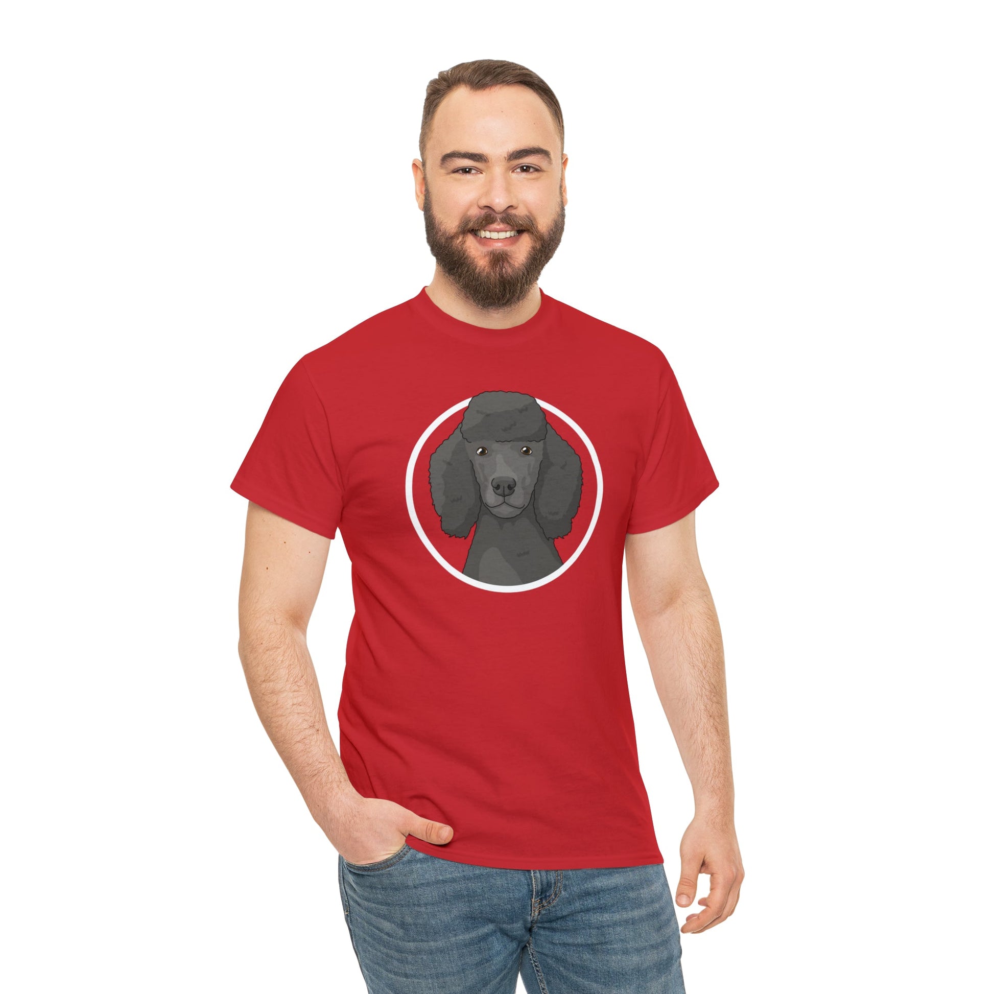 Poodle Circle | T-shirt - Detezi Designs-15810841610035219293