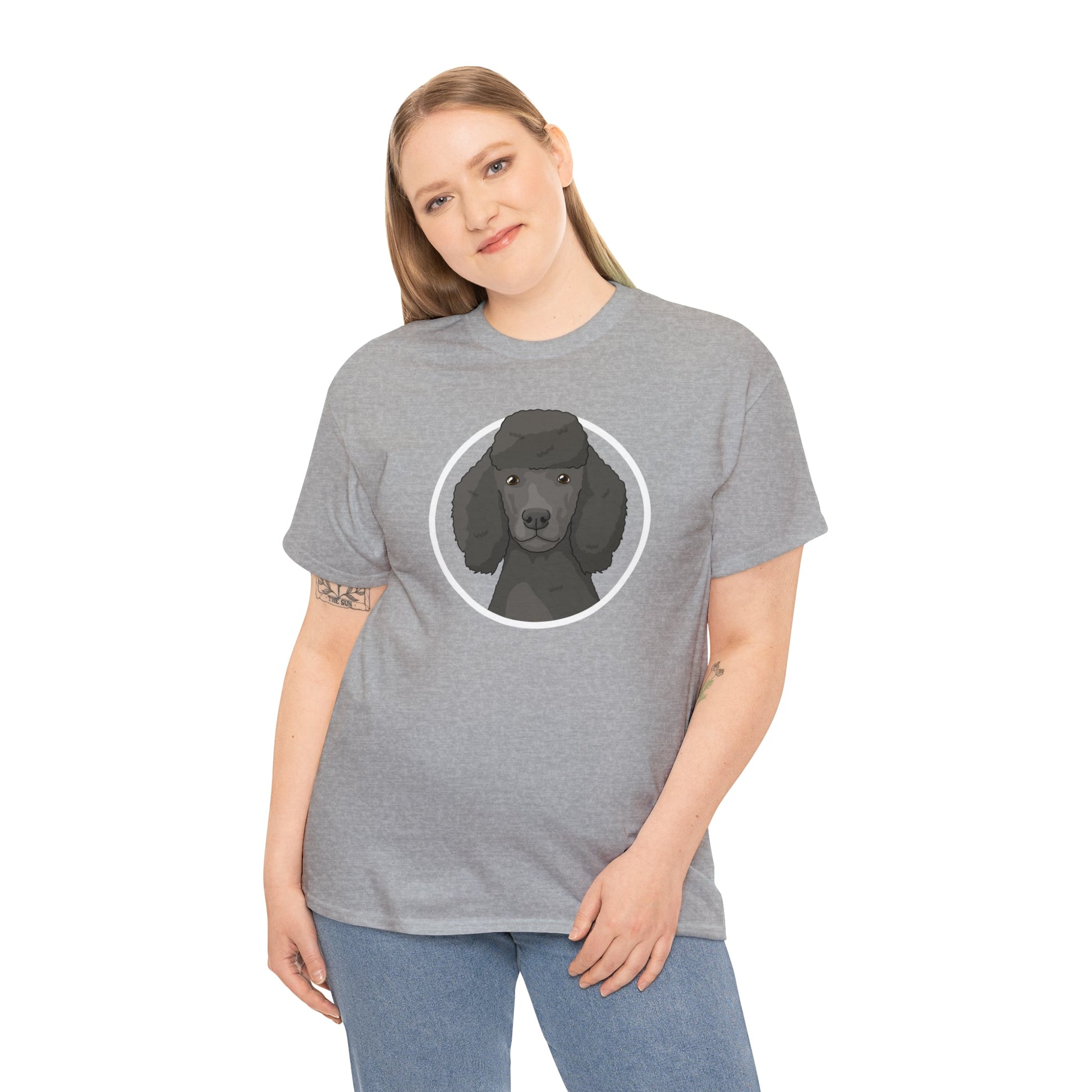 Poodle Circle | T-shirt - Detezi Designs-15810841610035219293