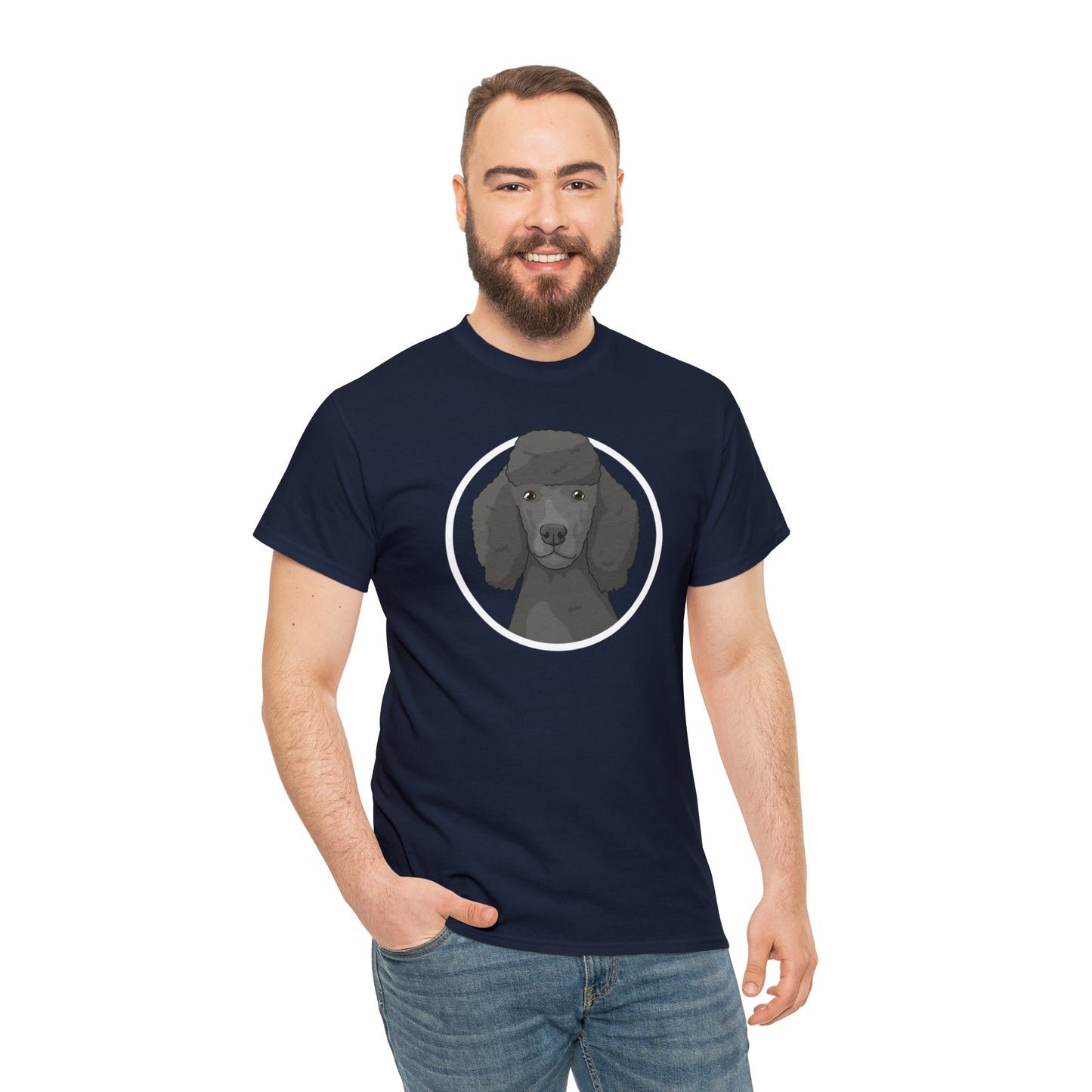 Poodle Circle | T-shirt - Detezi Designs-15810841610035219293