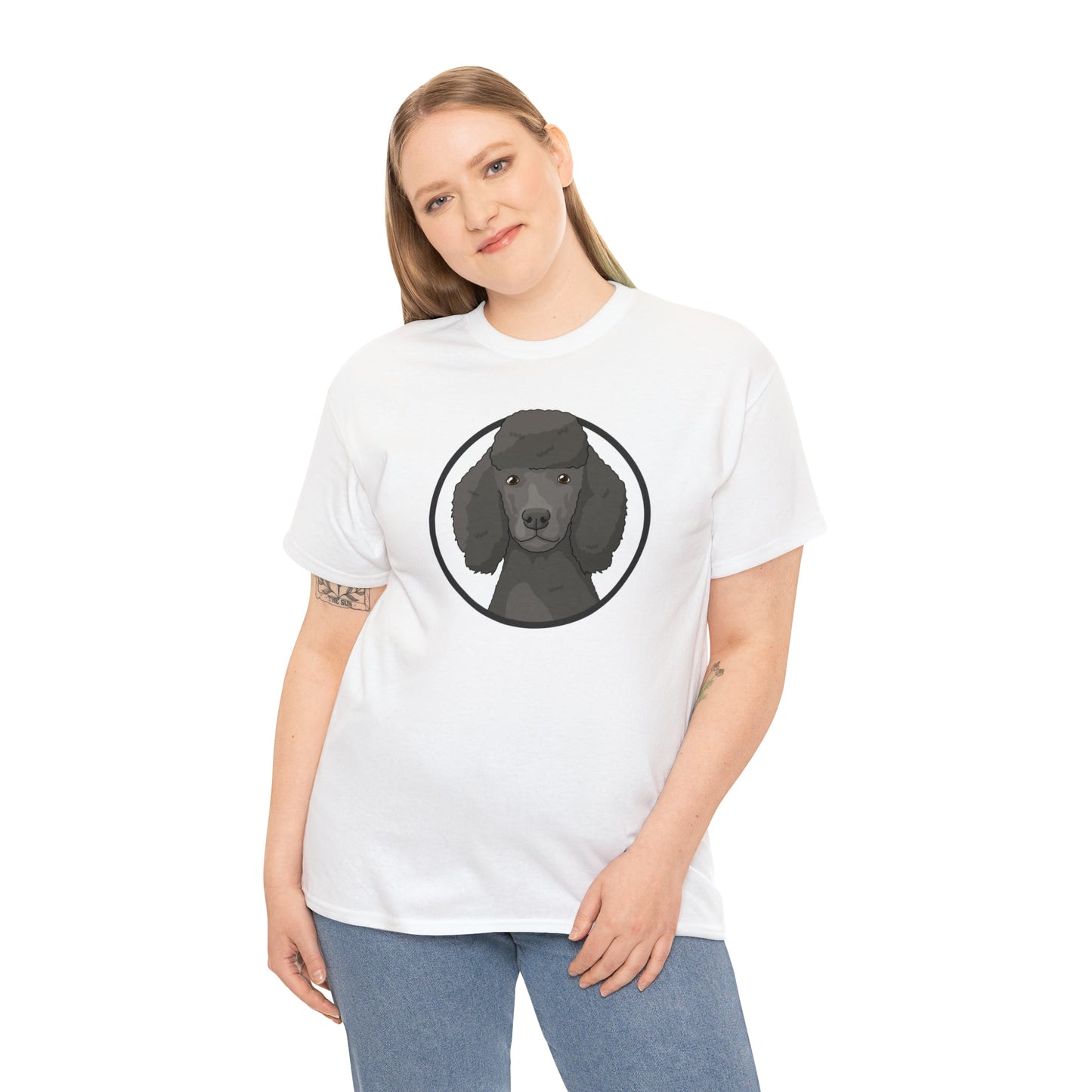 Poodle Circle | T-shirt - Detezi Designs-15810841610035219293