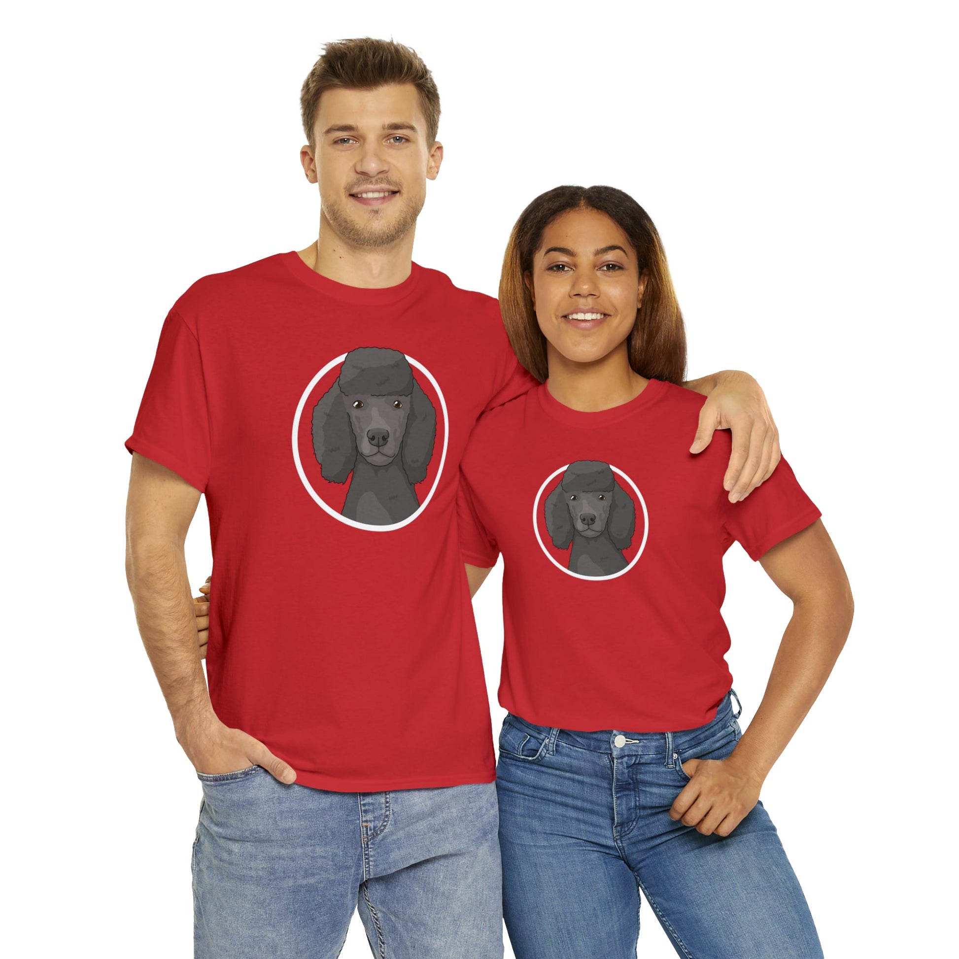 Poodle Circle | T-shirt - Detezi Designs-15810841610035219293