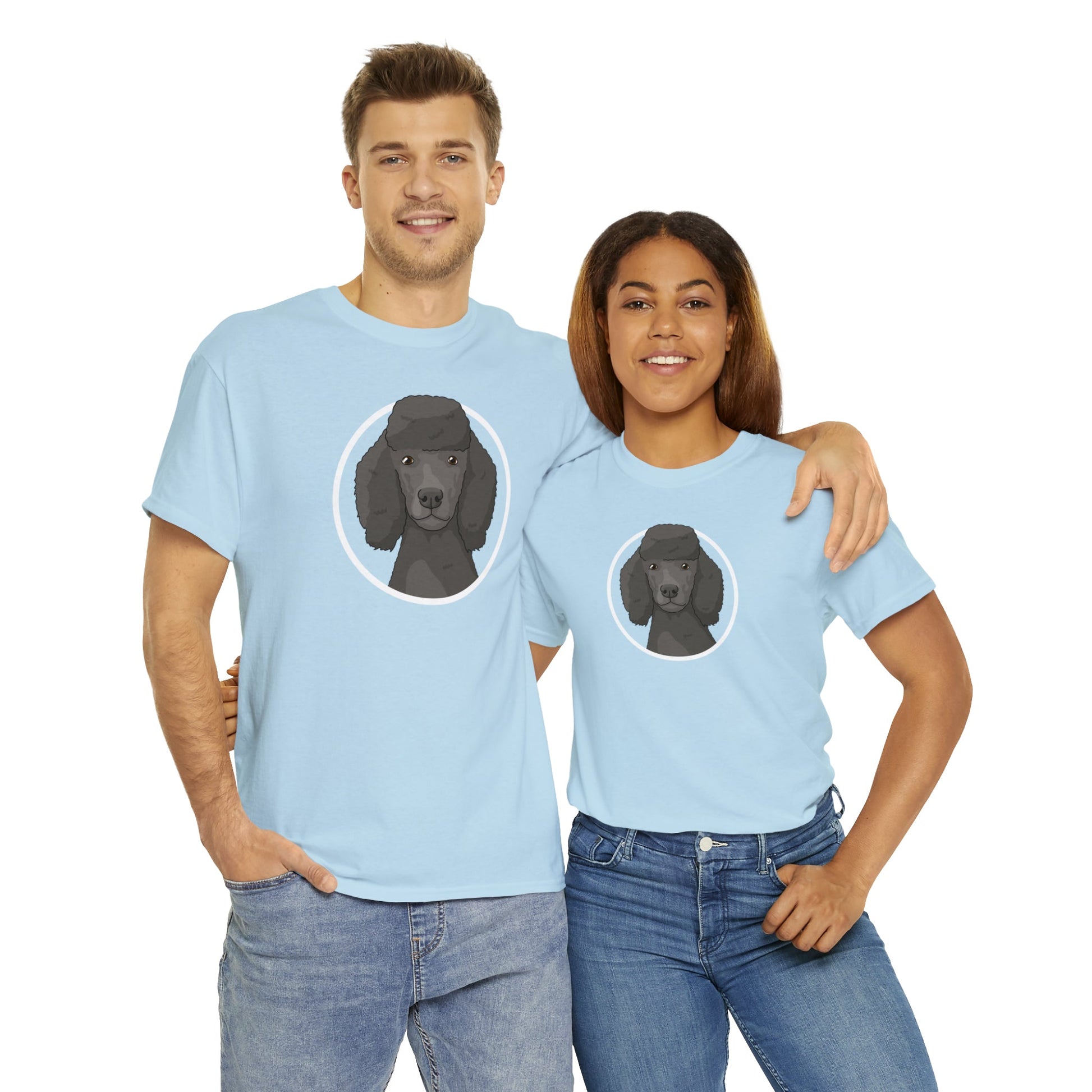 Poodle Circle | T-shirt - Detezi Designs-15810841610035219293