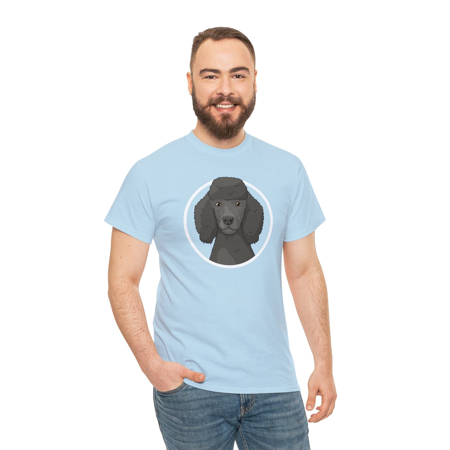 Poodle Circle | T-shirt - Detezi Designs-15810841610035219293