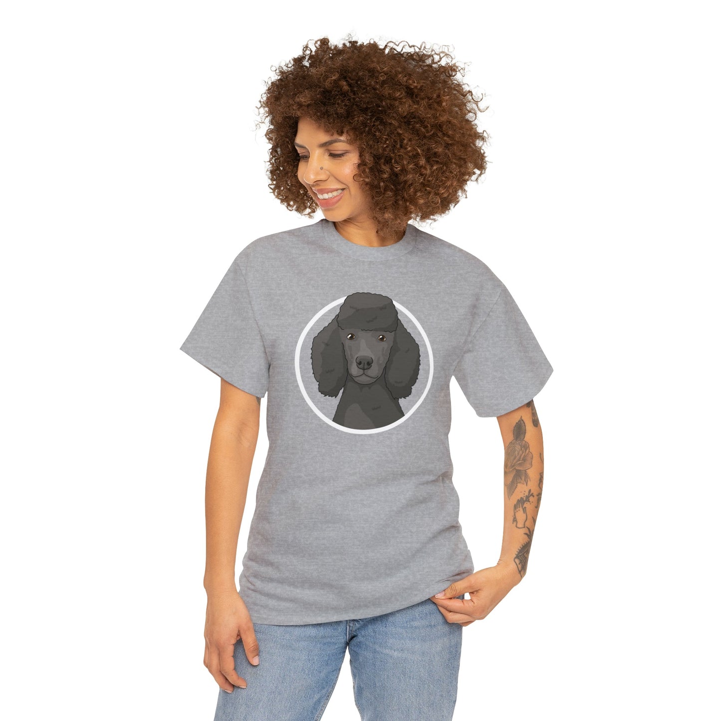 Poodle Circle | T-shirt - Detezi Designs-15810841610035219293