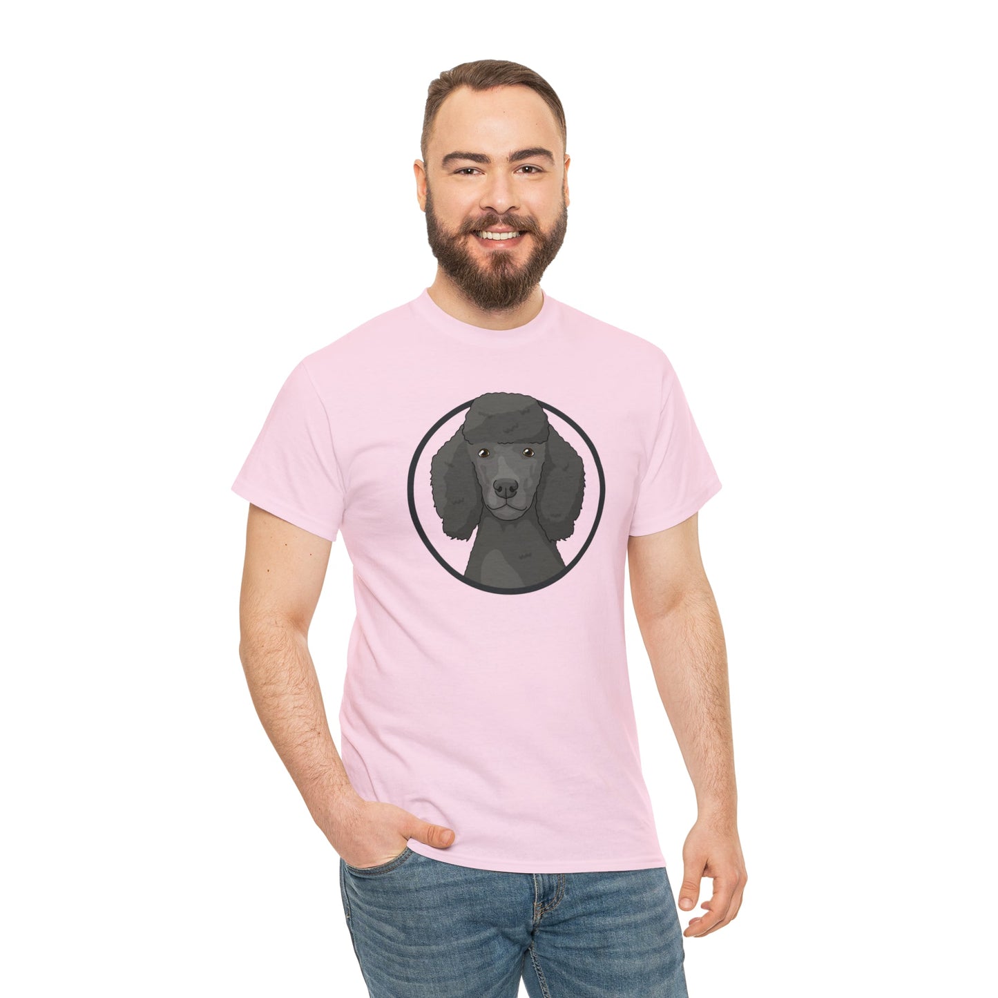 Poodle Circle | T-shirt - Detezi Designs-15810841610035219293