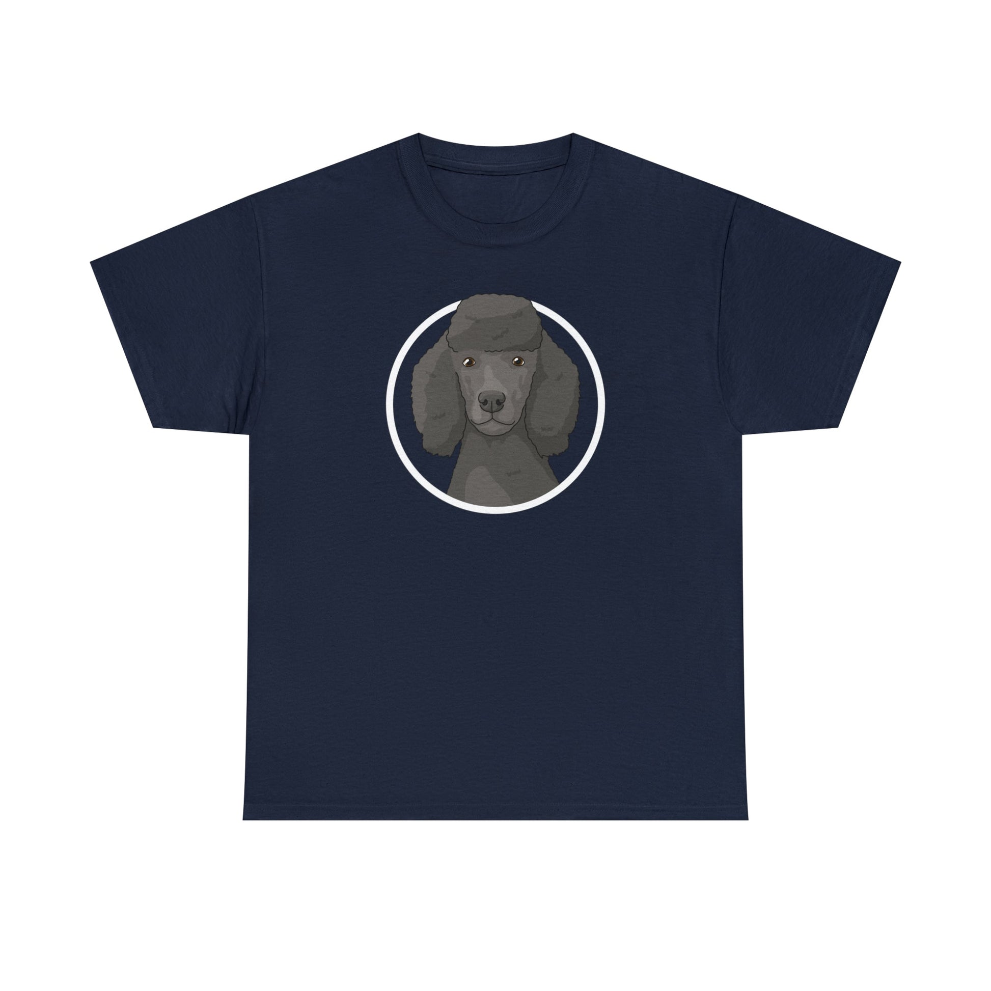 Poodle Circle | T-shirt - Detezi Designs-21675777339346447705