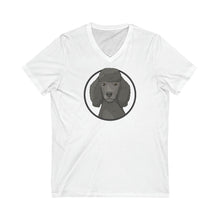 Load image into Gallery viewer, Poodle Circle | Unisex V-Neck Tee - Detezi Designs-13171335875032110967
