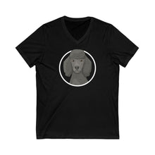 Load image into Gallery viewer, Poodle Circle | Unisex V-Neck Tee - Detezi Designs-33321666842898302877
