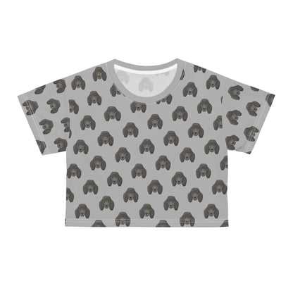 Poodle Faces | Crop Tee - Detezi Designs-GR001