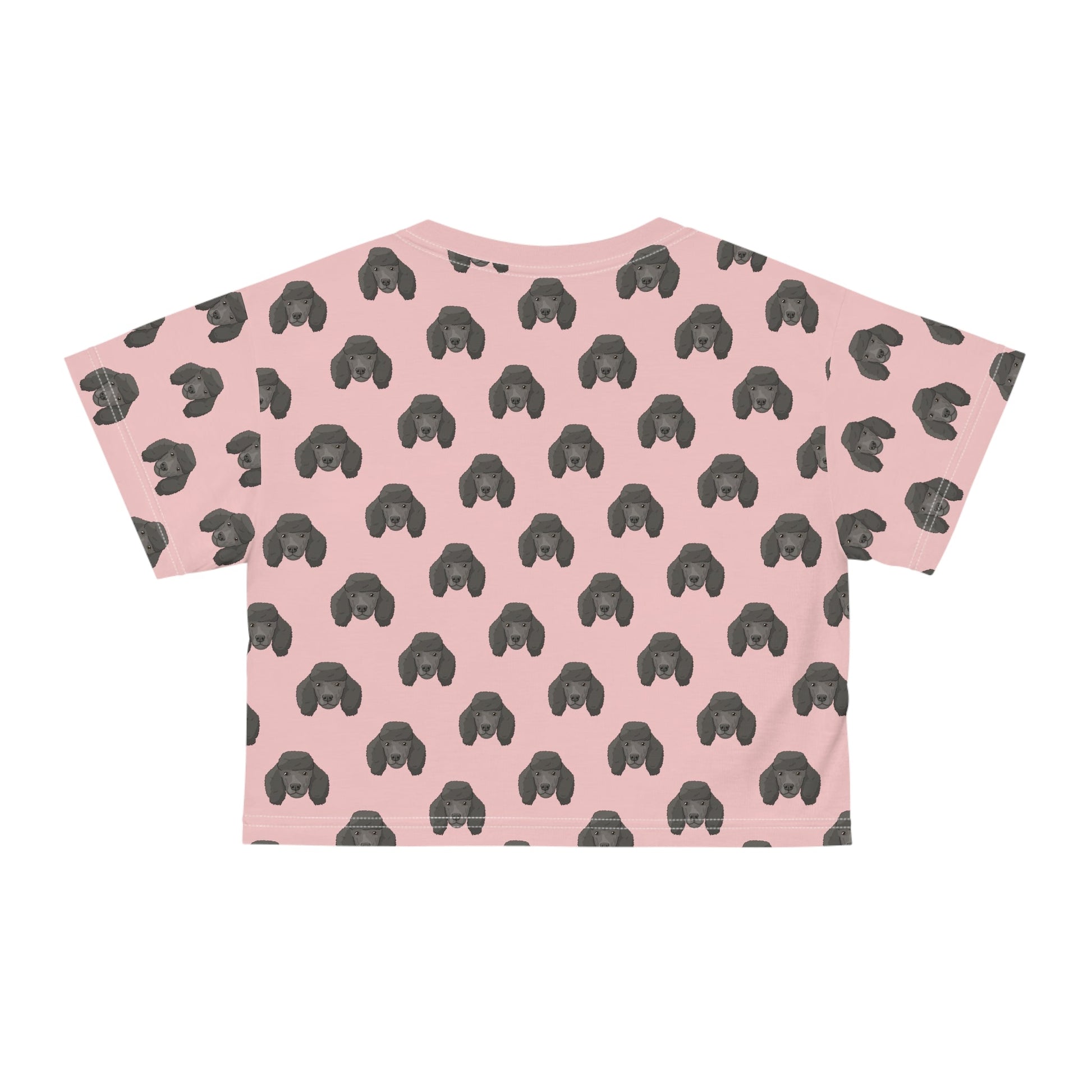 Poodle Faces | Crop Tee - Detezi Designs-GR001