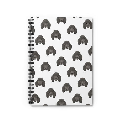 Poodle Faces | Spiral Notebook - Detezi Designs-16412086993957122034