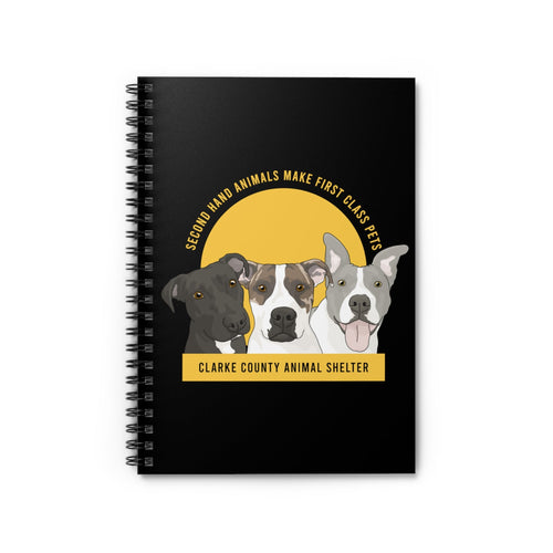 Poppi, Hector, and Jesse | FUNDRAISER for Clarke County Animal Shelter | Notebook - Detezi Designs-25823590885162897287