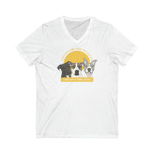 Load image into Gallery viewer, Poppi, Hector, and Jesse | FUNDRAISER for Clarke County Animal Shelter | Unisex V-Neck Tee - Detezi Designs-10567712964407207771
