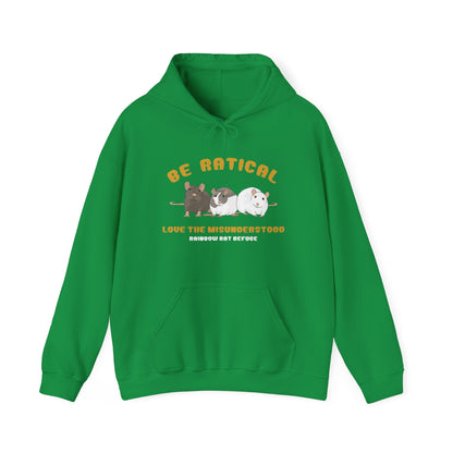 Posh | Rainbow Rat Refuge | FUNDRAISER | **AMERICAN PRINTER** | Hooded Sweatshirt - Detezi Designs-26876749532412931858