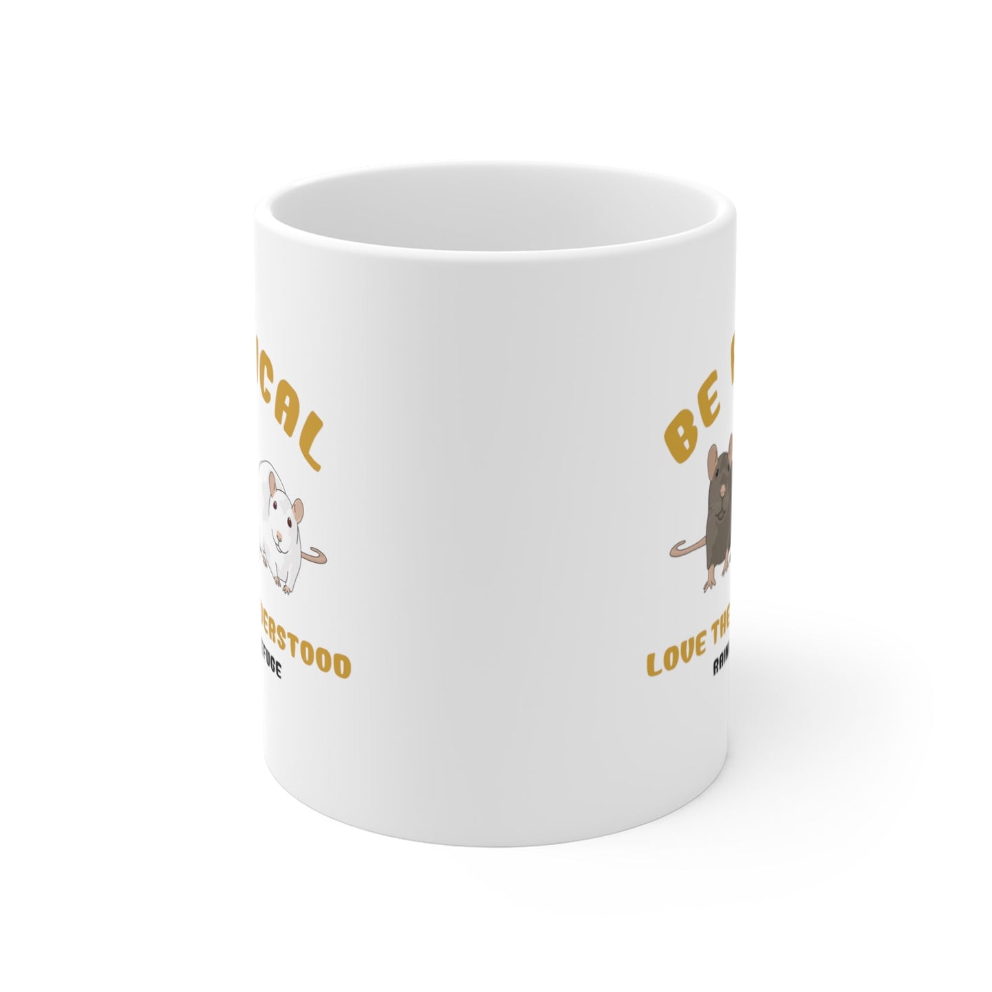 Posh | Rainbow Rat Refuge | FUNDRAISER | **AMERICAN PRINTER** | Mug - Detezi Designs-10585756434323570430