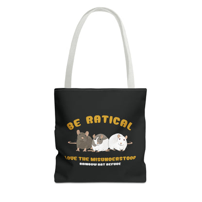 Posh | Rainbow Rat Refuge | FUNDRAISER | **AMERICAN PRINTER** | Tote Bag - Detezi Designs-17508765602579905254