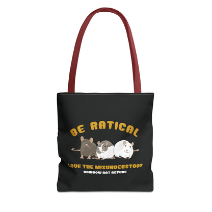 Posh | Rainbow Rat Refuge | FUNDRAISER | **AMERICAN PRINTER** | Tote Bag - Detezi Designs-33064207698986069032