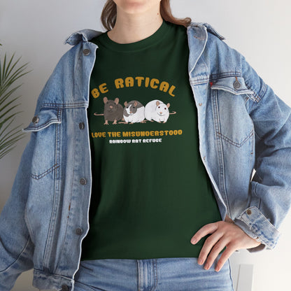 Posh | Rainbow Rat Refuge | FUNDRAISER | **CANADIAN PRINTER** | Unisex T-shirt - Detezi Designs-30257288844762493772