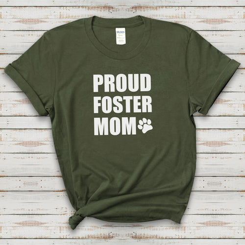 Proud Foster Mom | Text Tees - Detezi Designs-81225167383641586717