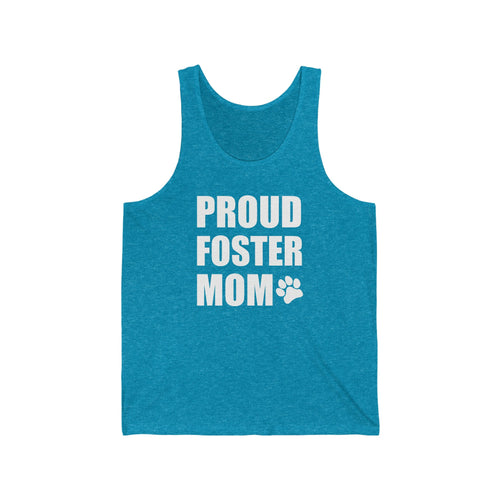 Proud Foster Mom | Unisex Jersey Tank - Detezi Designs-27042828882467083184