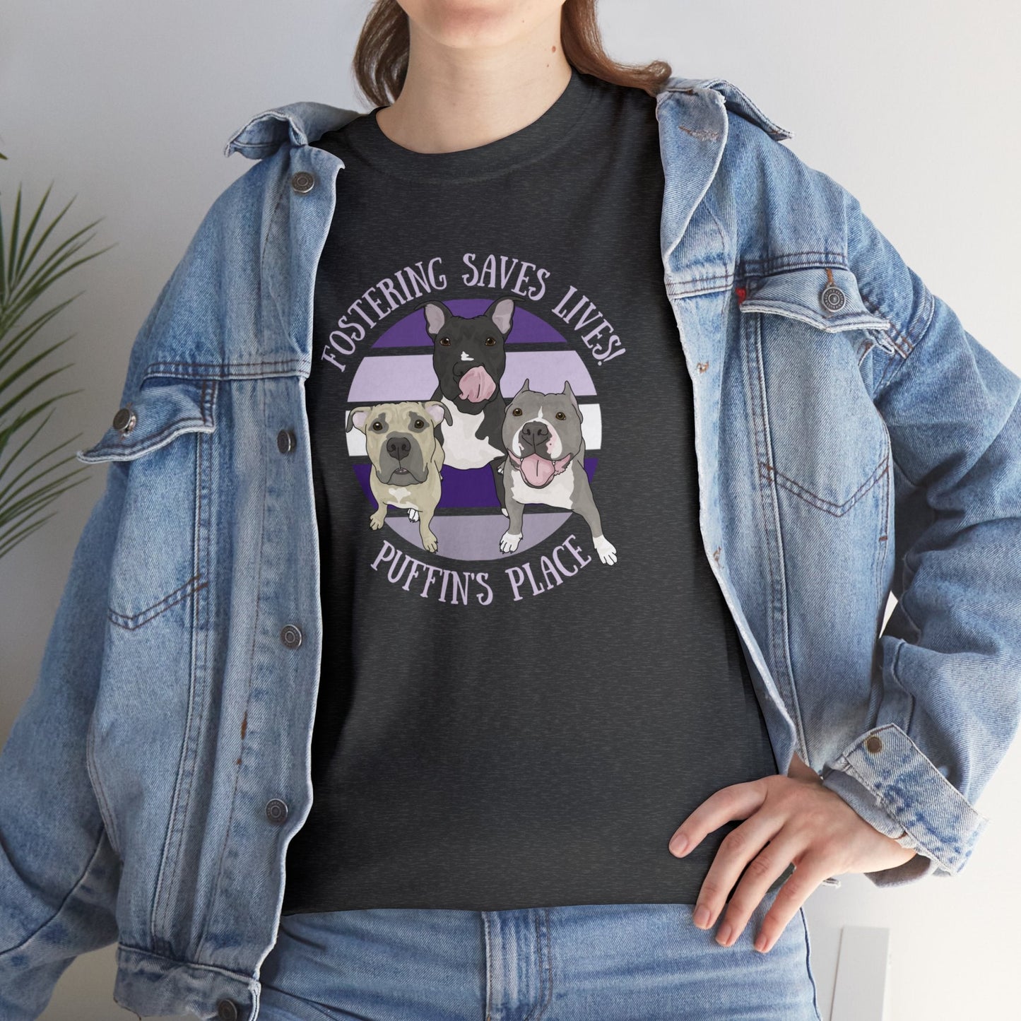 Puffin's Place | FUNDRAISER for Philly Bully Team | T-shirt - Detezi Designs-24931996877933160265