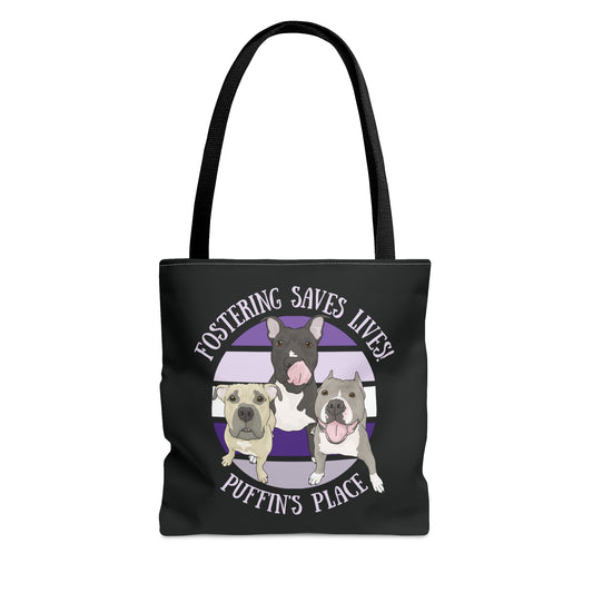 Puffin's Place | FUNDRAISER for Philly Bully Team | Tote Bag - Detezi Designs-52134410429466780504