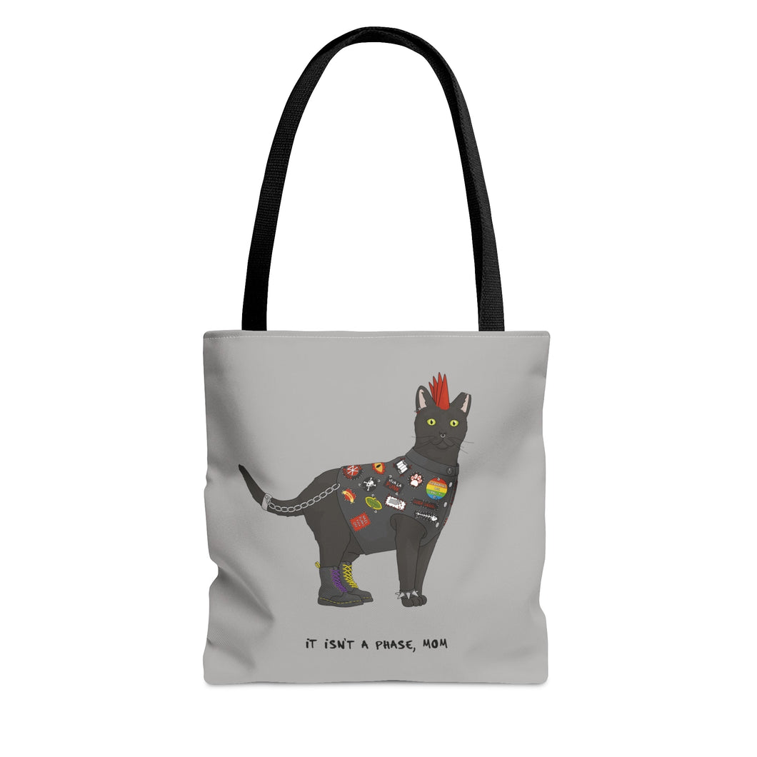 Punk Cat | Tote Bag - Detezi Designs-16477453889397303510