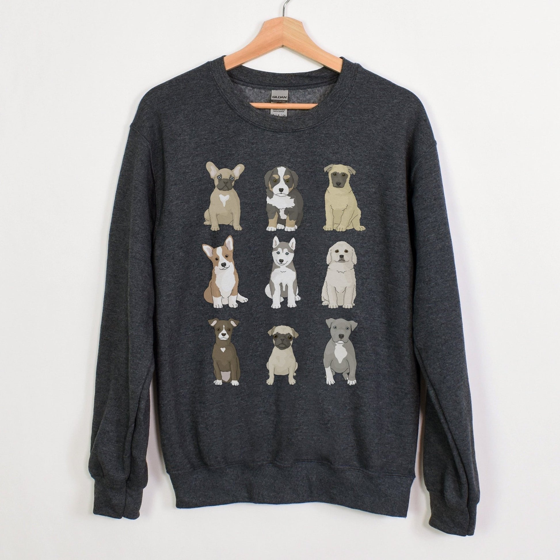 Puppy Party | Crewneck Sweatshirt - Detezi Designs-19484059461297917590