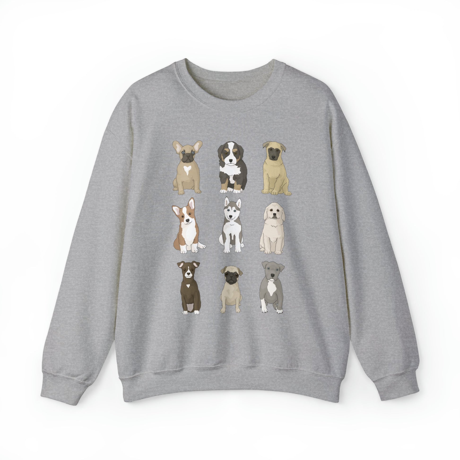 Puppy Party | Crewneck Sweatshirt - Detezi Designs-25142535124873686829