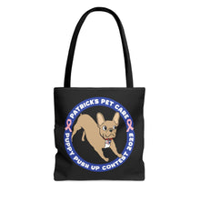 Load image into Gallery viewer, Puppy Pushup Contest | FUNDRAISER for METAvivor | Tote Bag - Detezi Designs-33924114165230764492
