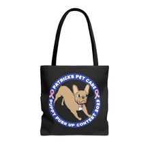 Load image into Gallery viewer, Puppy Pushup Contest | FUNDRAISER for METAvivor | Tote Bag - Detezi Designs-87259117657052349349
